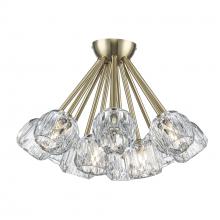  11738 AG - Crystal Court 12 - Light Semi Flush Mount